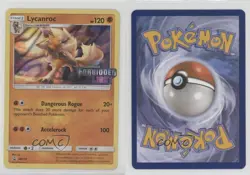 Lycanroc (Forbidden Light Stamp) Pokemon Sun & Moon Black Star Promo #SM118 5jq - Image 3