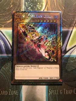 * DARK MAGICIAN GIRL * ALTERNATE ART PLATINUM SECRET RARE RA04-EN107 CT2 YUGIOH! - Image 1