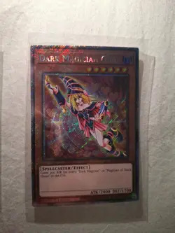 * DARK MAGICIAN GIRL * ALTERNATE ART PLATINUM SECRET RARE RA04-EN107 CT2 YUGIOH! - Image 3