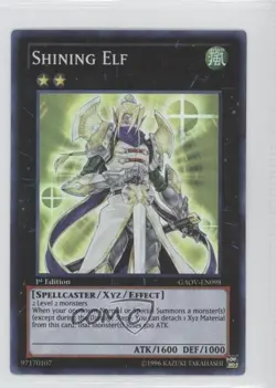 Shining Elf 1st Ed. YuGiOh Galactic Overlord #GAOV-EN098 0b2 - Image 1