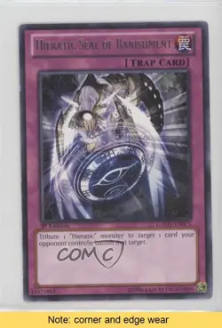 Hieratic Seal of Banishment 1st Ed. YuGiOh Galactic Overlord #GAOV-EN071 00gy - Image 1