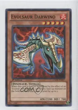 Evolsaur Darwino 1st Ed. YuGiOh Galactic Overlord #GAOV-EN027 0a1 - Image 1