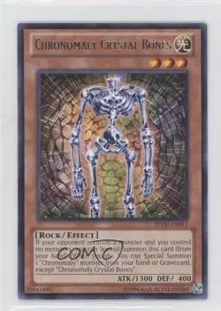 Chronomaly Crystal Bones Unlimited YuGiOh Return of the Duelist #REDU-EN012 0g4 - Image 1
