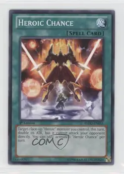 Heroic Chance 1st Ed. YuGiOh Return of the Duelist #REDU-EN053 6k8 - Image 1