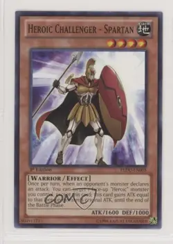 Heroic Challenger - Spartan 1st Ed. YuGiOh Return of the Duelist #REDU-EN005 4y7 - Image 1