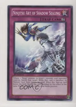 Ninjitsu Art of Shadow Sealing 1st Ed. YuGiOh Return the Duelist #REDU-EN089 4y7 - Image 1