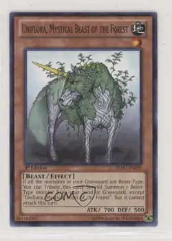 Uniflora Mystical Beast of the Forest 1st Ed. YuGiOh Return Duelist 4y7 - Image 1