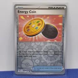 Pokemon TCG Energy Coin 081/086 Black Bolt Trainer Card Reverse Holo M NM - Image 1