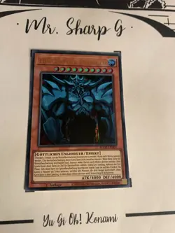 OBELISK DER PEINIGER - 1. AUFLAGE EGO1-DE001 DE Yu-Gi-OH! CARD ULTRA RARE HOLO** - Image 4
