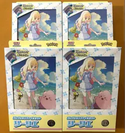 🌸Pokemon Card Collection File Set Lillie Set of 4🌸JAPAN - Image 1