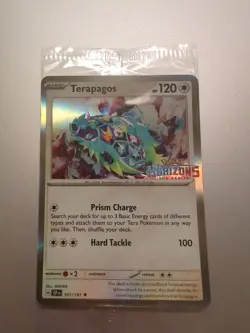 Terapagos - 161/191 - SEALED Promo Card Surging Sparks Horizons Pokemon - Image 1