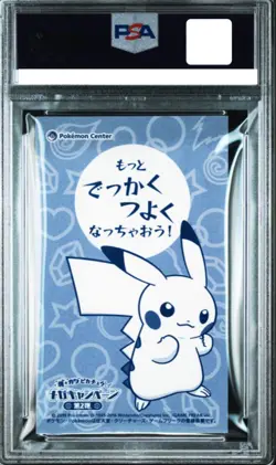 PSA9 Pokemon Poncho Pikachu Charizard Y Promo Japanese Business Card - Image 2