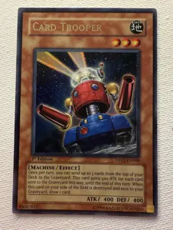 Yu-Gi-Oh! TCG Card Trooper 1st Edition Ultra Rare DP03-EN009 NM - Image 1