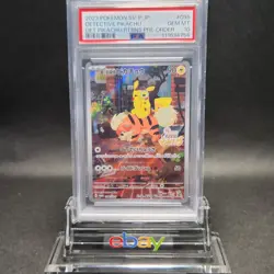 PSA 10 Pokemon Card Detective Pikachu 098/SV-P Nintendo Switch Promo Japanese - Image 2
