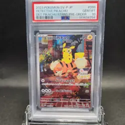 PSA 10 Pokemon Card Detective Pikachu 098/SV-P Nintendo Switch Promo Japanese - Image 3