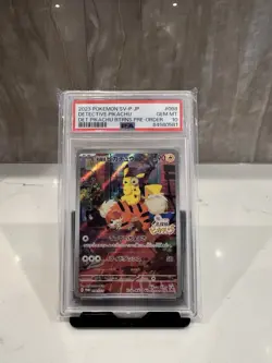 PSA 10 Pokemon Card Detective Pikachu 098/SV-P Nintendo Switch Promo Japanese - Image 1