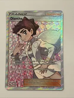 Pokemon Diantha (Full Art) 130/131 Sm-Forbidden Light Holo Card NM - Image 1