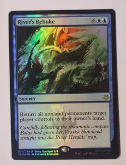 River's Rebuke MTG Ixalan #071 Foil 2017 Promo - Image 1