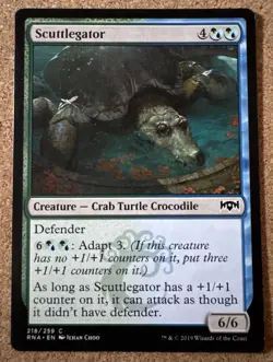 Ravnica Allegiance Scuttlegator #218 | MTG Magic Ravnica Allegiance 2019 - Image 1