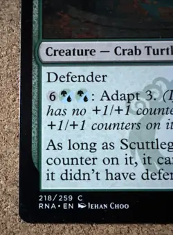 Ravnica Allegiance Scuttlegator #218 | MTG Magic Ravnica Allegiance 2019 - Image 5