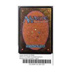 WOTC MtG Alpha Sengir Vampire (U) VG - Image 2