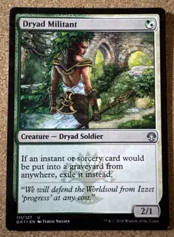 Dryad Militant - MTG Guilds of Ravnica: Guild Kits | 111/127 - Image 1