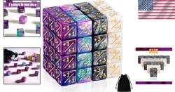 48 Pcs Magic Life Counter Dice Set for MTG - Trendy Buff Tokens & Storage Bags - Image 2