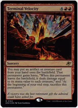 MTG Edge Of Eternities Terminal Velocity Foil (Rare) - Image 2