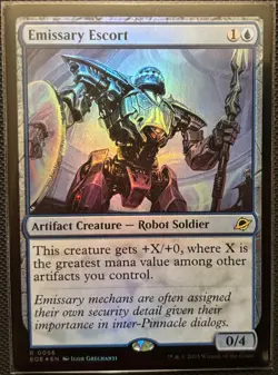 MTG Edge Of Eternities Emissary Escort Foil (Rare) - Image 1