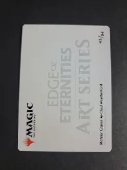 Meteor Crater Art Card MTG Edge of Eternities - Image 2