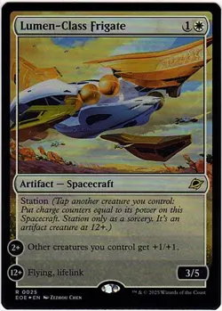 MTG Edge Of Eternities Lumen-Class Frigate Foil (Rare) - Image 2