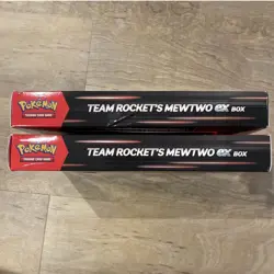 Pokemon TCG Team Rocket’s Mewtwo Ex Box Destined Rivals - BRAND NEW ✅ x2 BOTH - Image 1