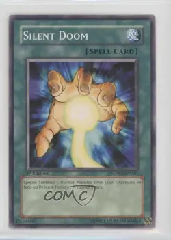 Silent Doom 1st Ed. YuGiOh Warriors' Strike Structure Deck #SDWS-EN020 2009 0d94 - Image 1