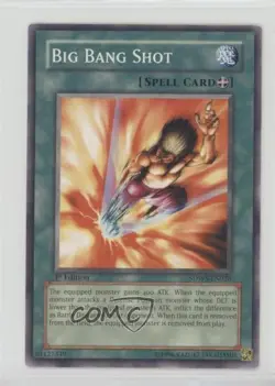 Big Bang Shot 1st Ed. YuGiOh Warriors' Strike Structure Deck #SDWS-EN026 0b5 - Image 1