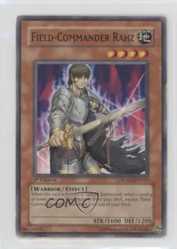Field-Commander Rahz 1st Ed. YuGiOh Warriors' Strike Structure Deck 2009 0d94 - Image 1