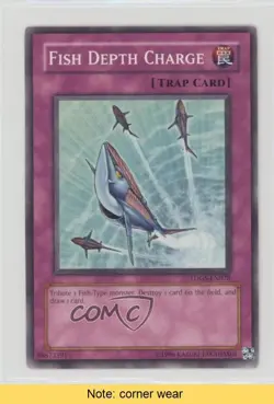 Fish Depth Charge Unlimited YuGiOh The Duelist Genesis #TDGS-EN78 2008 READ 0b5 - Image 1