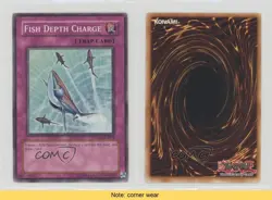 Fish Depth Charge Unlimited YuGiOh The Duelist Genesis #TDGS-EN78 2008 READ 0b5 - Image 3