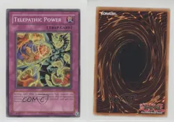 Telepathic Power Unlimited YuGiOh The Duelist Genesis #TDGS-EN72 2008 0b5 - Image 3