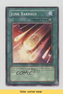 Junk Barrage Unlimited YuGiOh The Duelist Genesis #TDGS-EN47 2008 READ 0b5 - Image 1