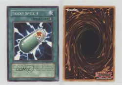 Tricky Spell 4 Unlimited YuGiOh The Duelist Genesis #TDGS-EN91 2008 0b5 - Image 3