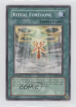 Ritual Foregone 1st Ed. YuGiOh Cyberdark Impact #CDIP-EN039 2006 10j9 - Image 1