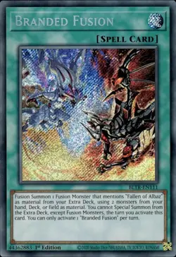 Yugioh Branded Fusion BLTR-EN111 Secret Rare 1st Ed MM - Image 1