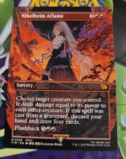 Nibelheim Aflame (Borderless) Final Fantasy Regular - Image 1