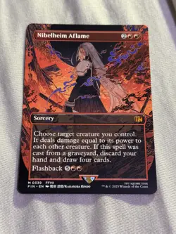 Nibelheim Aflame (Borderless) Final Fantasy Regular - Image 1
