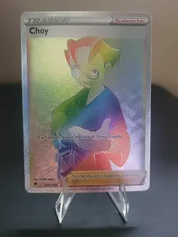 Choy 200/189 Pokemon TCG SWSH Astral Radiance Rainbow Secret Rare NM - Image 1