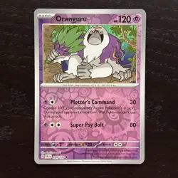 Oranguru 094/193 Pokemon Paldea Evolved SV02 Reverse Holo Uncommon Card NM - Image 1