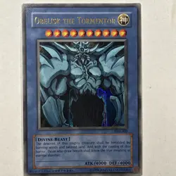 Yu-Gi-Oh Egyptian God Card Set - GBI-001, GBI-002, GBI-003 - Ultra Rare - LP - Image 4