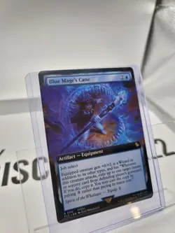 Blue Mage's Cane Extended Art Card MTG Magic the Gathering - Image 1