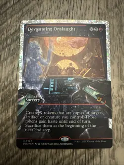 Devastating Onslaught (0387) (FRACTURE FOIL) Edge of Eternities - MTG - Image 1