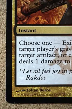 Rakdos Charm #184 (LP) Return to Ravnica RTR Magic MTG 2012 - Image 5